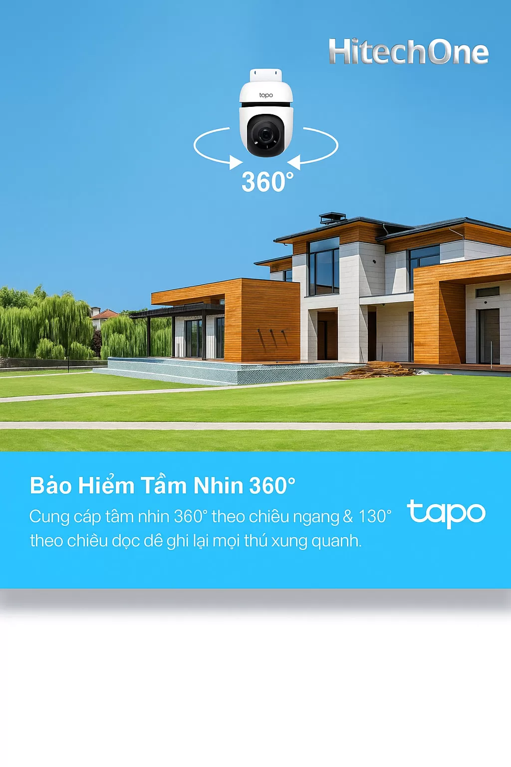 Tapo C500 Camera Wi-Fi An Ninh QuayQuét Ngoài Trời