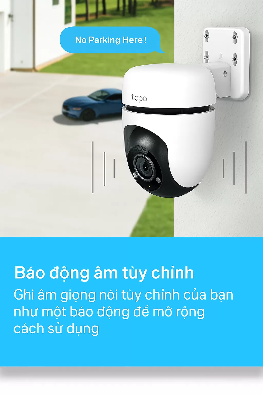 Tapo C500 Camera Wi-Fi An Ninh QuayQuét Ngoài Trời